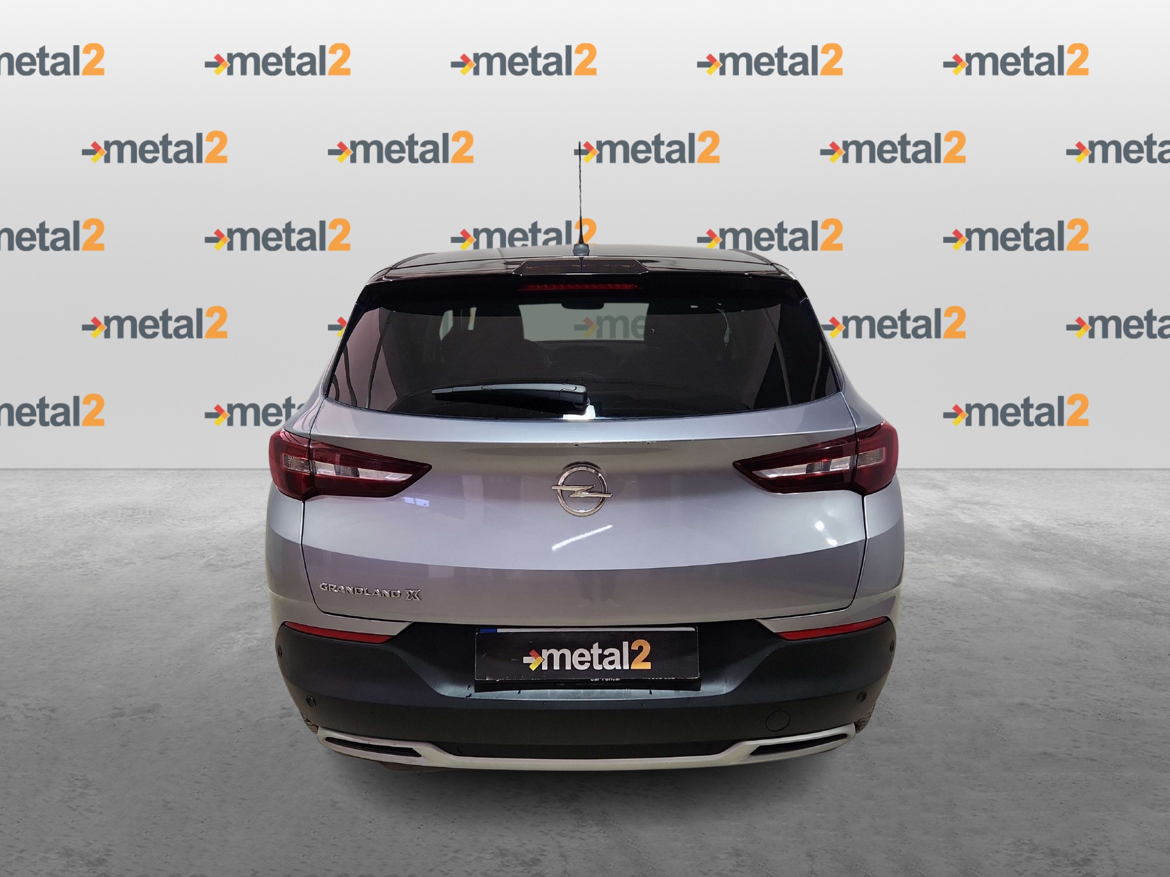 Teileplus24 Protezione Paraurti In Acciaio Inox Per Opel Grandland X (2017-2021) – Colore Antracite Spazzolato, Con Nastro 3M